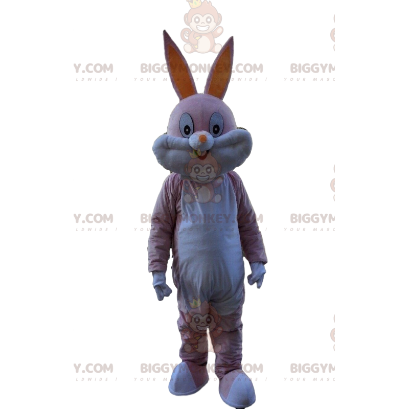 Costume de mascotte BIGGYMONKEY™ de Bugs Bunny rose, lapin des