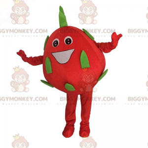 Drakfrukt BIGGYMONKEY™ maskotdräkt, gigantisk pitayadräkt -
