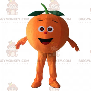 Jättioranssi BIGGYMONKEY™ maskottiasu, pyöreä oranssi