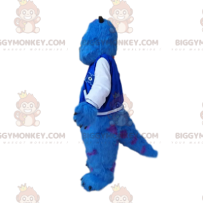BIGGYMONKEY™ mascot costume of Sully, the famous furry monster