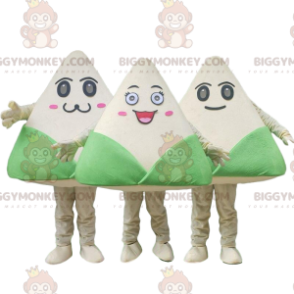 mascote Zongzi BIGGYMONKEY™, trajes de comida tradicional –