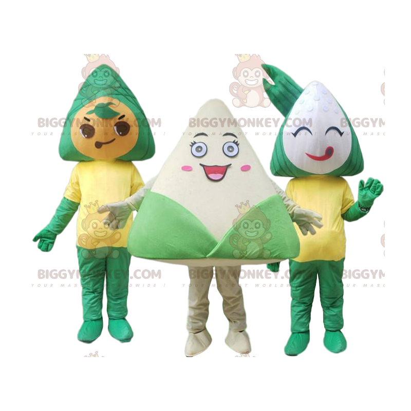 Zongzi BIGGYMONKEY™s mascot, traditional food costumes -