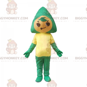 Costume de mascotte BIGGYMONKEY™ de Zongzi, plat traditionnel