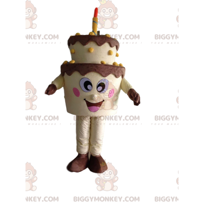 Costume de mascotte BIGGYMONKEY™ de grand gâteau