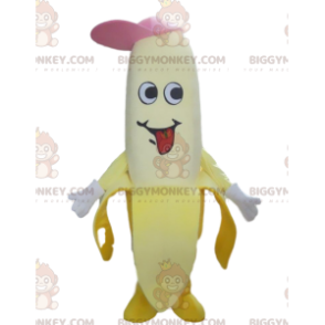 Fantasia de mascote Banana BIGGYMONKEY™ com boné, fantasia de