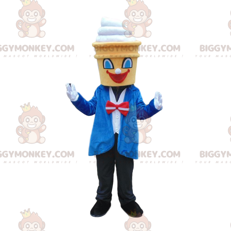 Costume da mascotte Ice Cream BIGGYMONKEY™ Vestito