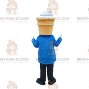 Disfraz de mascota Ice Cream BIGGYMONKEY™ elegantemente