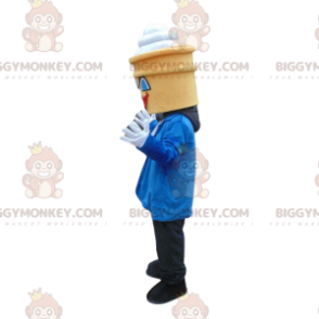Fantasia de mascote de sorvete BIGGYMONKEY™ elegantemente