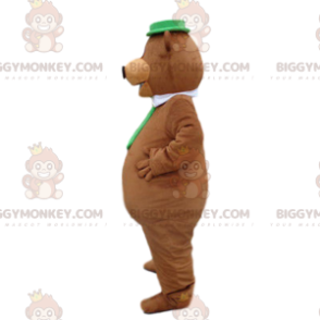 Traje de mascote BIGGYMONKEY™ de Yogi, o urso, famoso