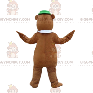 Disfraz de mascota BIGGYMONKEY™ del oso Yogi, famoso personaje