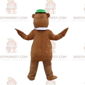 Traje de mascote BIGGYMONKEY™ de Yogi, o urso, famoso