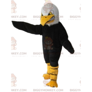 Traje de mascote de águia feroz BIGGYMONKEY™, traje de abutre –