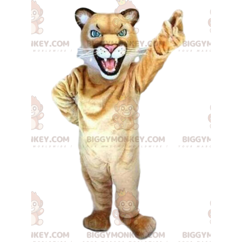 Puma BIGGYMONKEY™ mascot costume, cougar costume, feline fancy