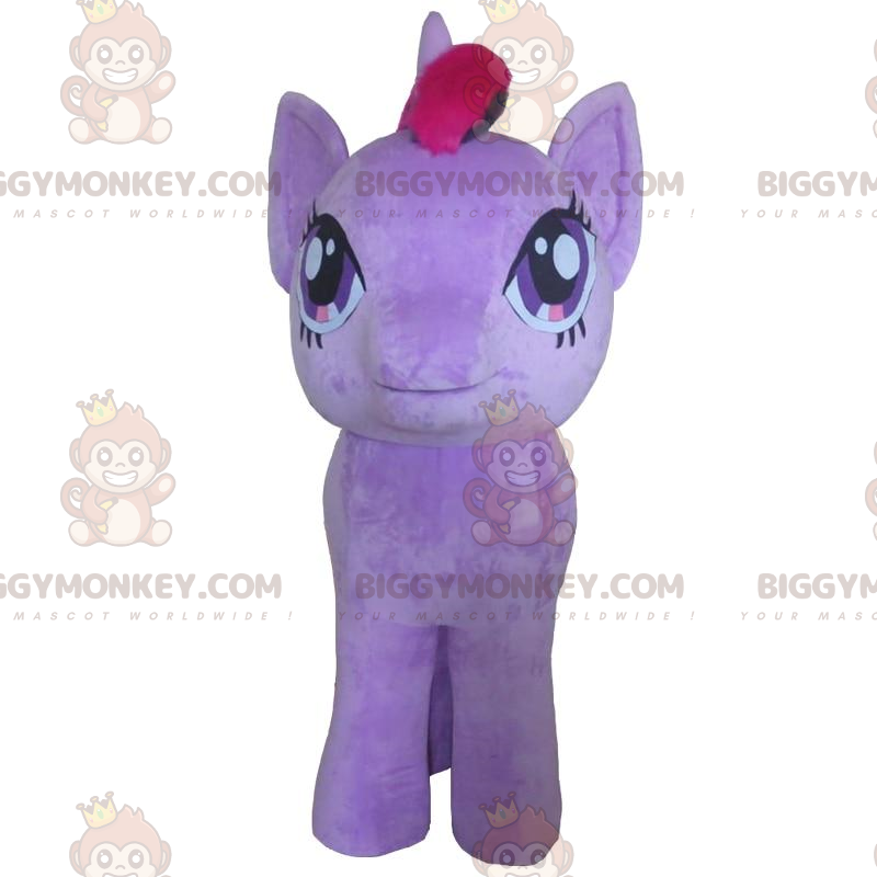 Giant purple pony BIGGYMONKEY™ mascot costume, My Little Pony