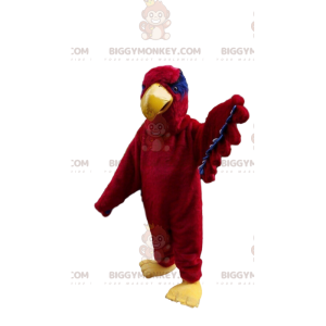 Disfraz de mascota BIGGYMONKEY™ de buitre rojo, disfraz de