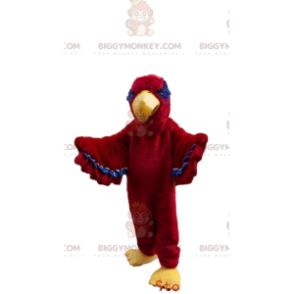 Costume de mascotte BIGGYMONKEY™ de vautour rouge, costume