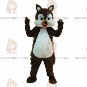 Traje de mascote Tic or Tac BIGGYMONKEY™, um dos esquilos de