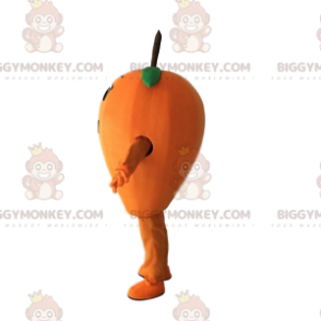 Oranssi Loquat BIGGYMONKEY™ maskottiasu, oranssi puku