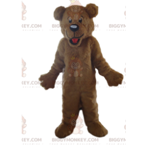 Bruin Teddy BIGGYMONKEY™ mascottekostuum, aanpasbaar -