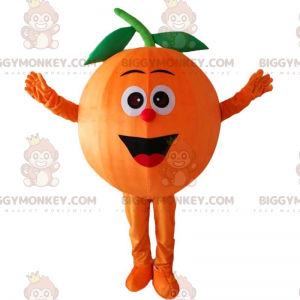 Giant Orange BIGGYMONKEY™ Maskotdräkt, Orange Fruktdräkt -