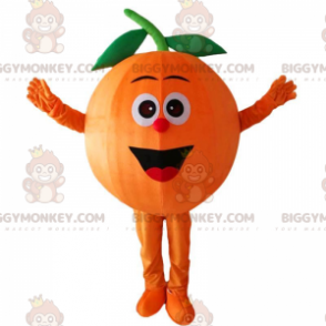 Costume da mascotte BIGGYMONKEY™ arancione gigante, costume da