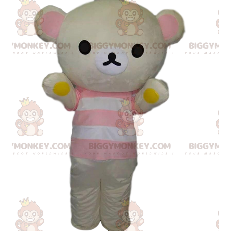 Costume de mascotte BIGGYMONKEY™ d'ours blanc géant, costume de