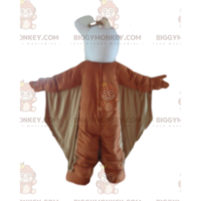 BIGGYMONKEY™ costume mascotte grande uccello marrone, aquila