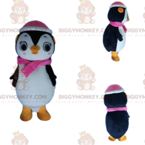 BIGGYMONKEY™ vrouwelijke pinguïn mascotte kostuum, ijsschots