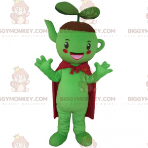 Costume de mascotte BIGGYMONKEY™ de théière verte géante