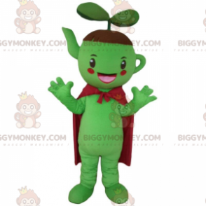 Giant green teapot BIGGYMONKEY™ mascot costume, teahouse