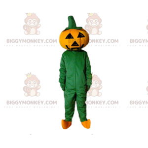 Costume da mascotte gigante della zucca di Halloween