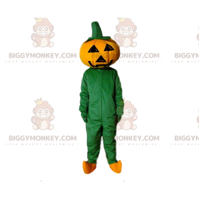 Giant Halloween pumpkin BIGGYMONKEY™ mascot costume, Halloween