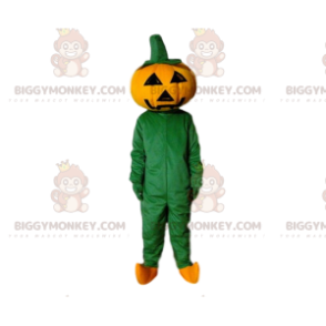 Giant Halloween pumpkin BIGGYMONKEY™ mascot costume, Halloween