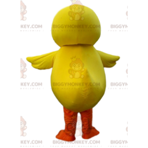 BIGGYMONKEY™ mascot costume big yellow and orange bird, giant