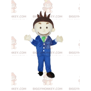 Costume de mascotte BIGGYMONKEY™ d'homme d'affaires, costume