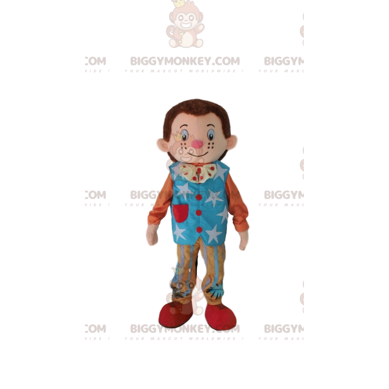 Young man BIGGYMONKEY™ mascot costume, circus character costume