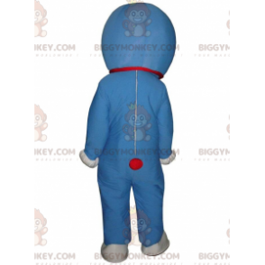 BIGGYMONKEY™ costume mascotte di Doraemon, famoso gatto manga