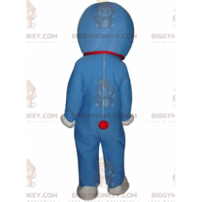 BIGGYMONKEY™ mascot costume of Doraemon, famous manga blue and