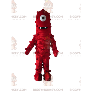 Traje de mascote de monstro vermelho BIGGYMONKEY™, traje de