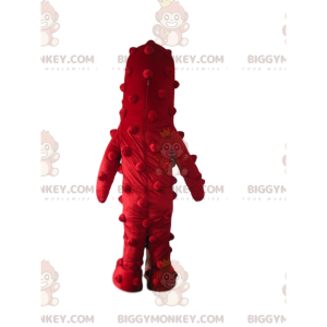 Costume da mascotte mostro rosso BIGGYMONKEY™, costume da