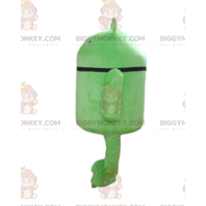 Kostým maskota BIGGYMONKEY™ Android, kostým zeleného robota