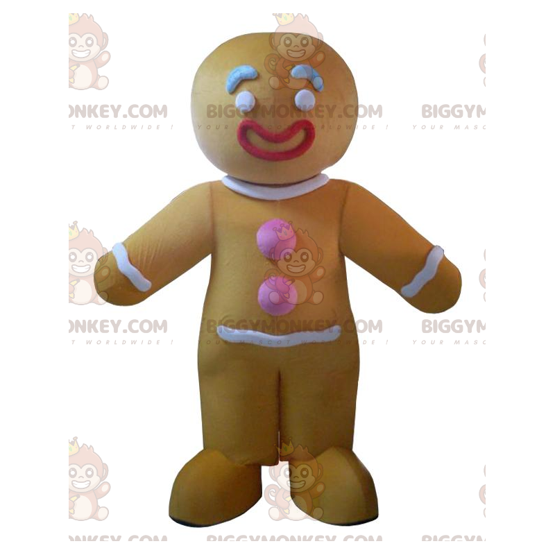 Honningkagekarakter BIGGYMONKEY™ maskotkostume, Shrek-kostume -