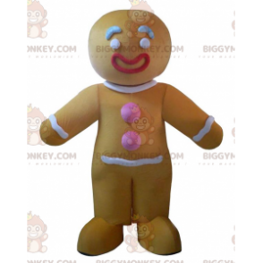 Lebkuchenfigur BIGGYMONKEY™ Maskottchenkostüm, Shrek-Kostüm -