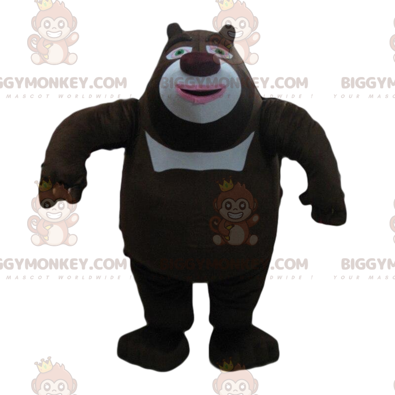 Kostým maskota černého a bílého medvěda BIGGYMONKEY™, kostým