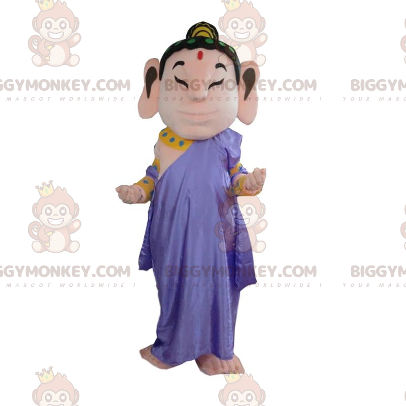 BIGGYMONKEY™ mascot costume of Buddha, religious, Buddhist