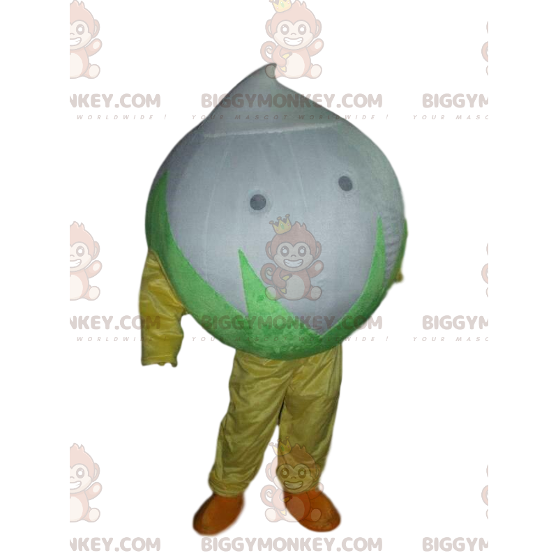 Costume de mascotte BIGGYMONKEY™ de fleur de coton géant