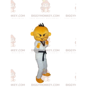BIGGYMONKEY™ judokan, taistelijan, karateka-asun maskottiasu -