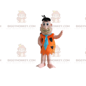 BIGGYMONKEY™ maskotdräkt av Fred Flintstone, berömd