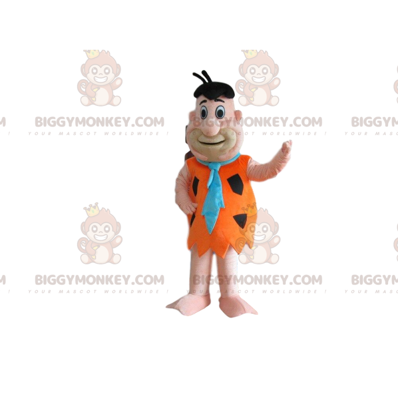 BIGGYMONKEY™ Maskottchenkostüm von Fred Flintstone, einer