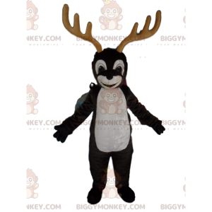 Traje de mascote Caribou BIGGYMONKEY™, fantasia de rena